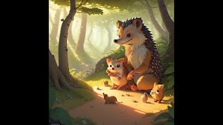 The Hedgehog's Quest: A Tale of Friendship and Adventure#happiness #jungleadventure #cartoon #video