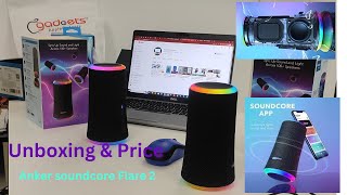 Sound core Bluetooth  flare 2 Portable Waterproof speaker 360 degree unboxing review price