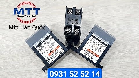 Diot sr 60-bokuk cầu trục - Bộ chỉnh lưu Diot sr-60 bokuk - Ray điện hộp kín 4P - Ray C cầu trục