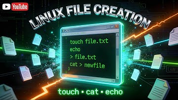 Create Files in Linux Using Touch, Cat, Echo & More 🚀 | Create Files with various Methods Explained