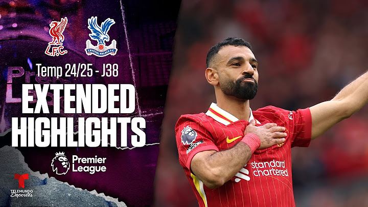 Liverpool vs. Crystal Palace | Highlights Premier League | Jornada 38 | Telemundo Deportes