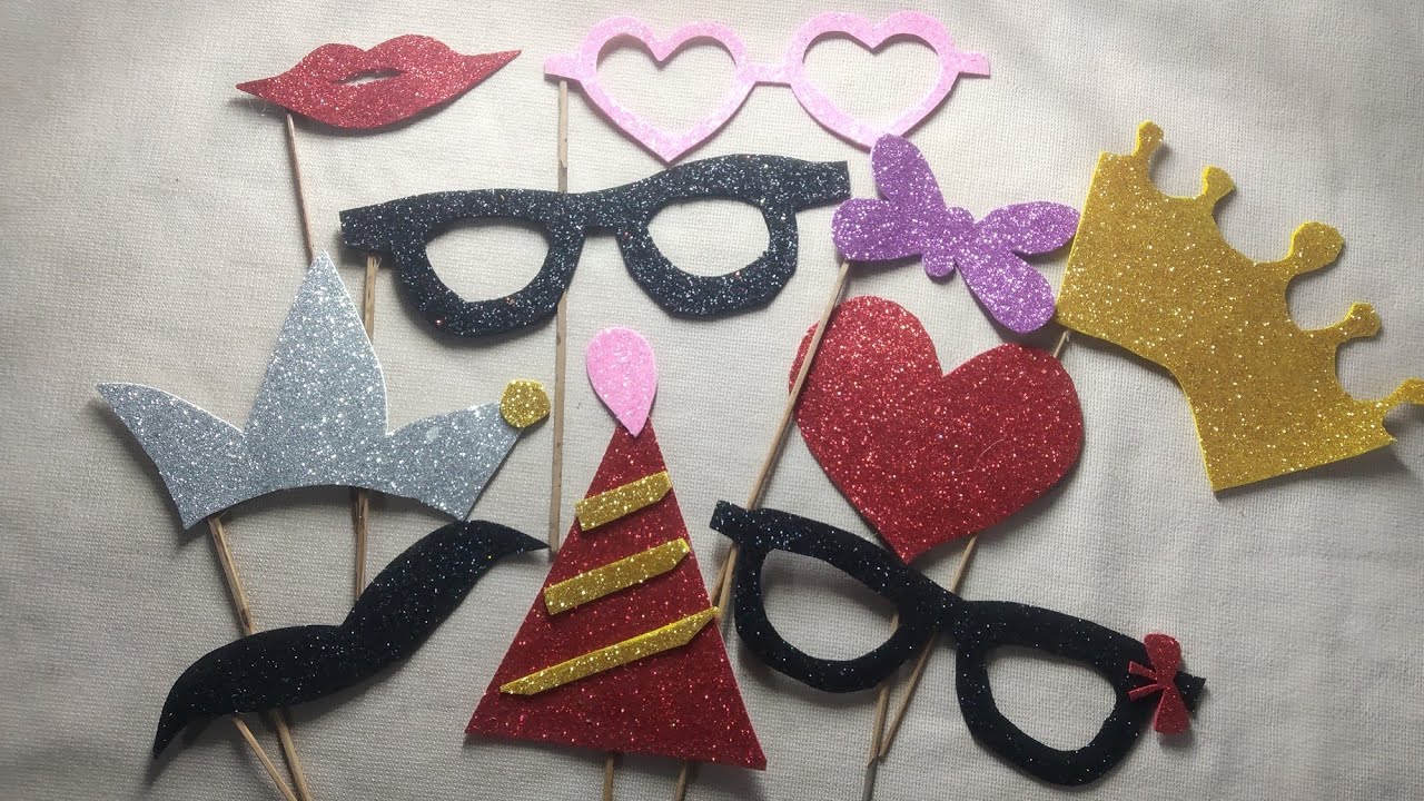 How To Make Party Props at Home 😎 