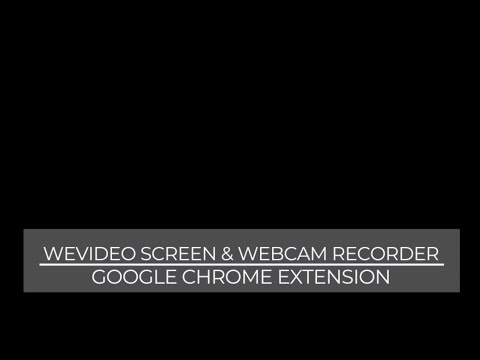 Video How to use the WeVideo Screen & Webcam Recorder... - youtube