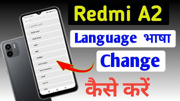 Redmi a2 mobile me language change kaise kare//how to set in language change settings redmi a2