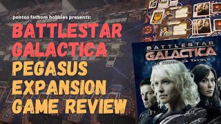 Battlestar Galactica Boardgame - Pegasus Expansion Unboxing and Review