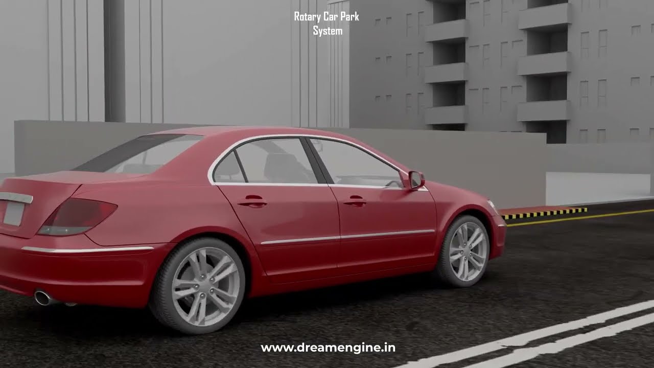 How Rotary Car Park System can help? 3D Animation by Dream Engine Animation Studio, Navi Mumbai