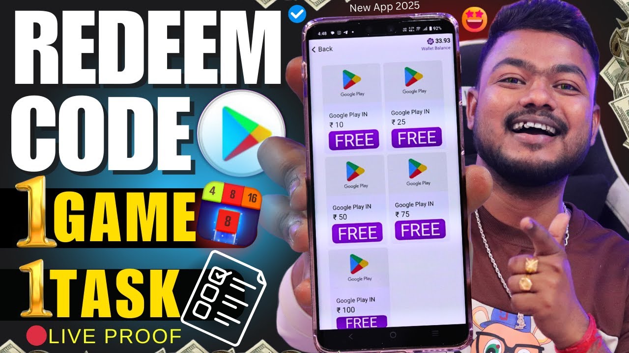 Free Redeem Code App Live Proof | Google Play Store Free Redeem Code | Free Play Store Recharge Code