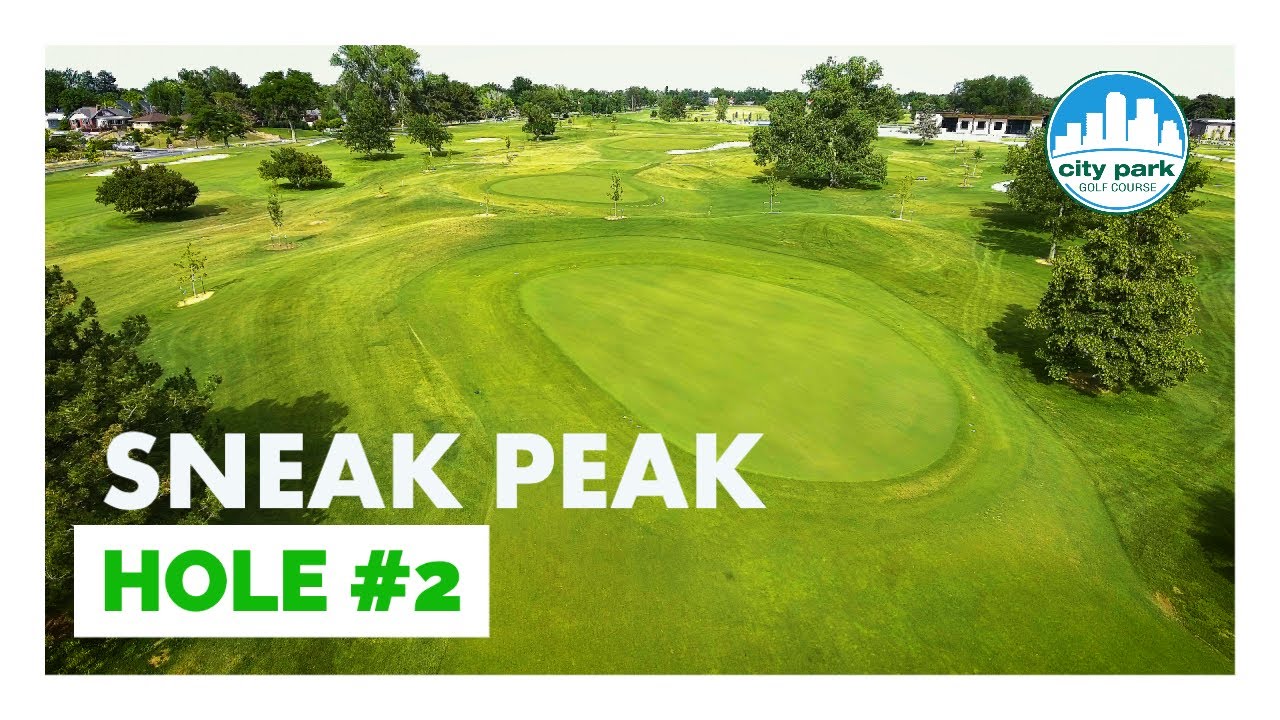 City Rocks Golf City Park Golf Course - Hole #2 First Glimpse - YouTube