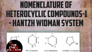 Systematic nomenclature of heterocyclic compounds.