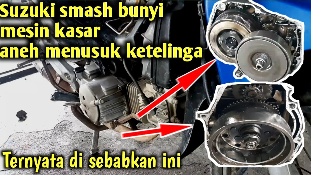 Suzuki smash suara mesin kasar, sangat menusuk ketelinga