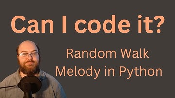 Random Walk Melody in the Dorian Mode - A Musical Python Coding Challenge