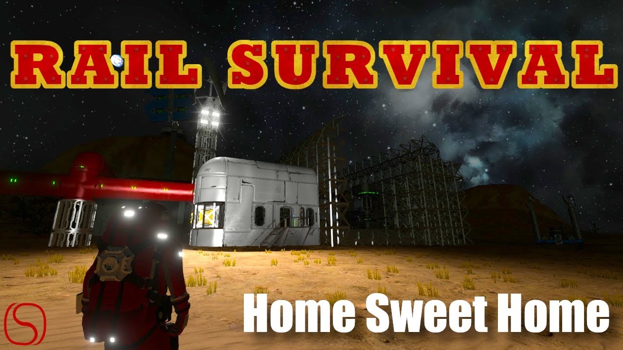 Adventures in Homemaking - Rail Survival EP 6 - A Space Engineers ...
