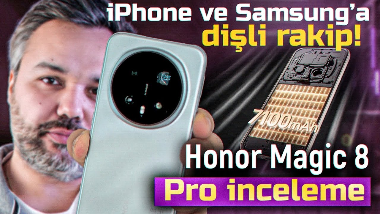 iPhone ve Samsung’a iddialı rakip | Honor Magic 8 Pro inceleme