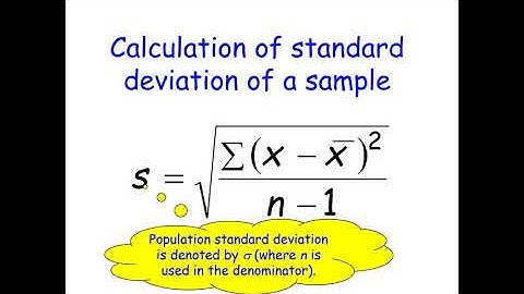 Describing Variability in a Data Set Video