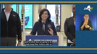 Governor Hochul Makes a Subway Safety Announcement