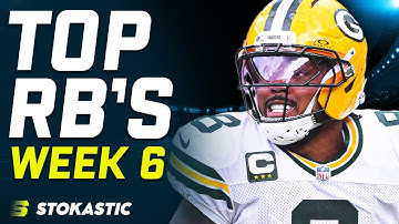 Top NFL Week 6 DFS RB Picks & Values
