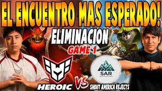HEROIC vs AMERICA REJECTS [GAME 1] BO3 - ELIMINACION "WISPER vs SCOFIELD" - PGL WALLACHIA 8 DOTA 2