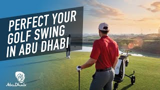 Come and discover amazing golf courses #InAbuDhabi