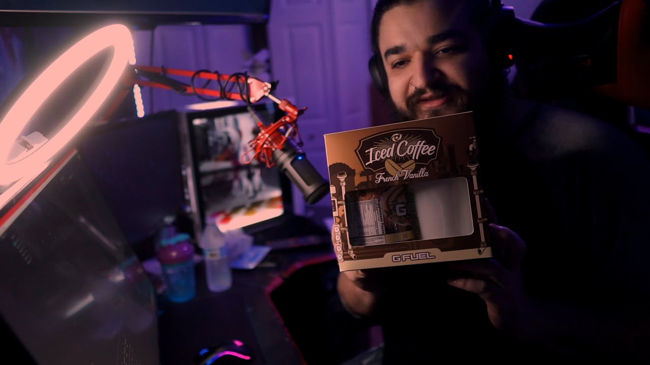 NEW! - GFUEL "FRENCH VANILLA ICED COFFEE" TASTE TEST & REVIEW!!