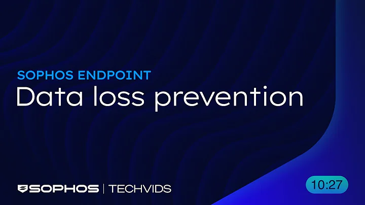 Sophos Endpoint: Data loss prevention