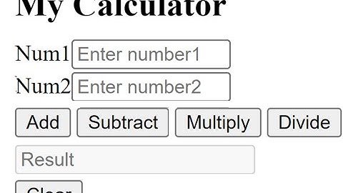 Simple Interactive Calculator Part 1