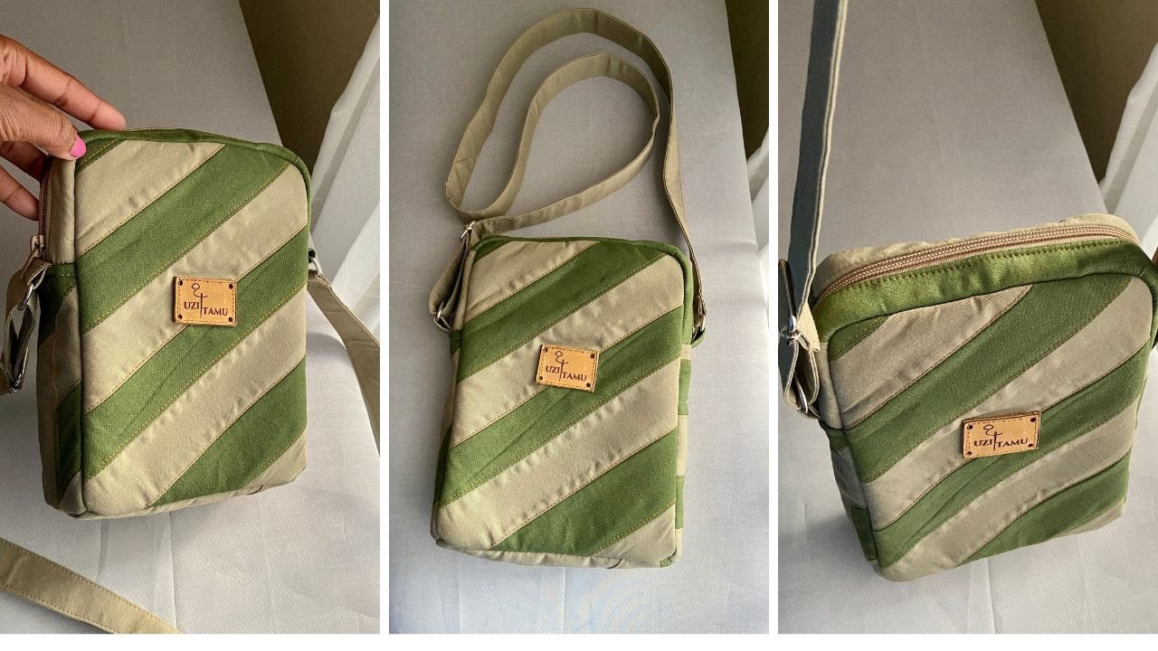 DIY Crossbody Bag Tutorial: Upcycle Old Khaki Trousers into Stylish Bags