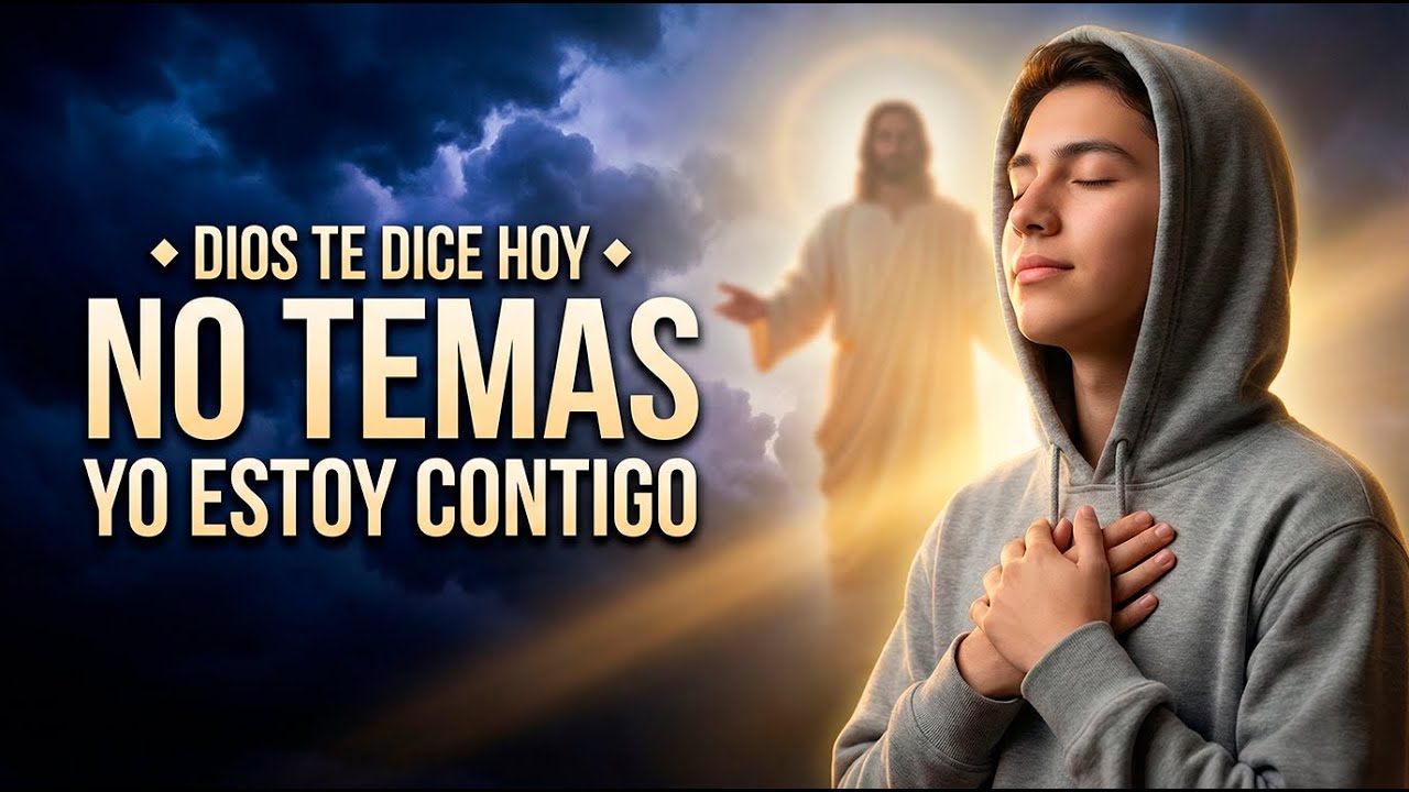 🙏 DIOS te dice HOY: NO TEMAS, Yo ESTOY CONTIGO | Mensaje de paz en ...