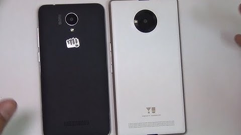 Yu Yuphoria VS Micromax Canvas Spark- Detailed Comparison