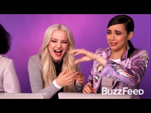 funny dove cameron and sofia carson moments ( in one interview )