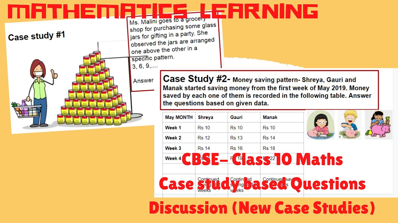 case study based questions in mathematics