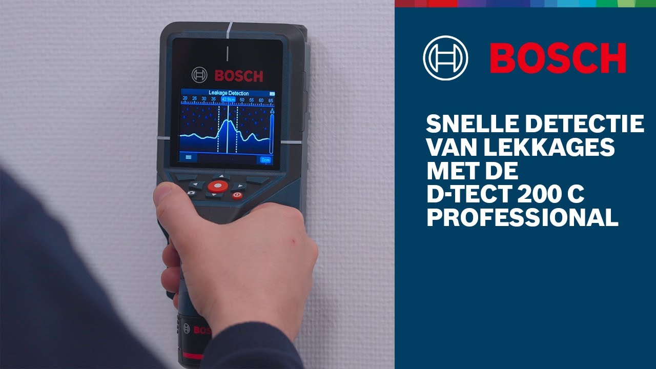 Lekdetectie met de D-Tect 200 C Professional