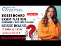 Bosse board sikkim online admission  bosse admission process complete information bosseboard