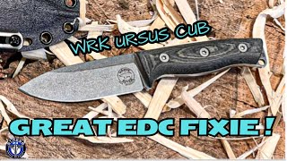 Outstanding New EDC Fixed Blade! White River Knives Ursus Cub