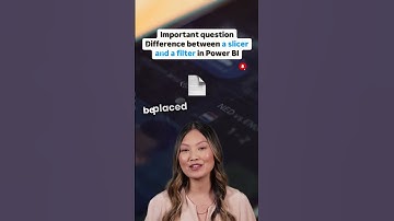 Top interview question Slicers vs Filters in Power BI? #ai #interview #question #tutorial
