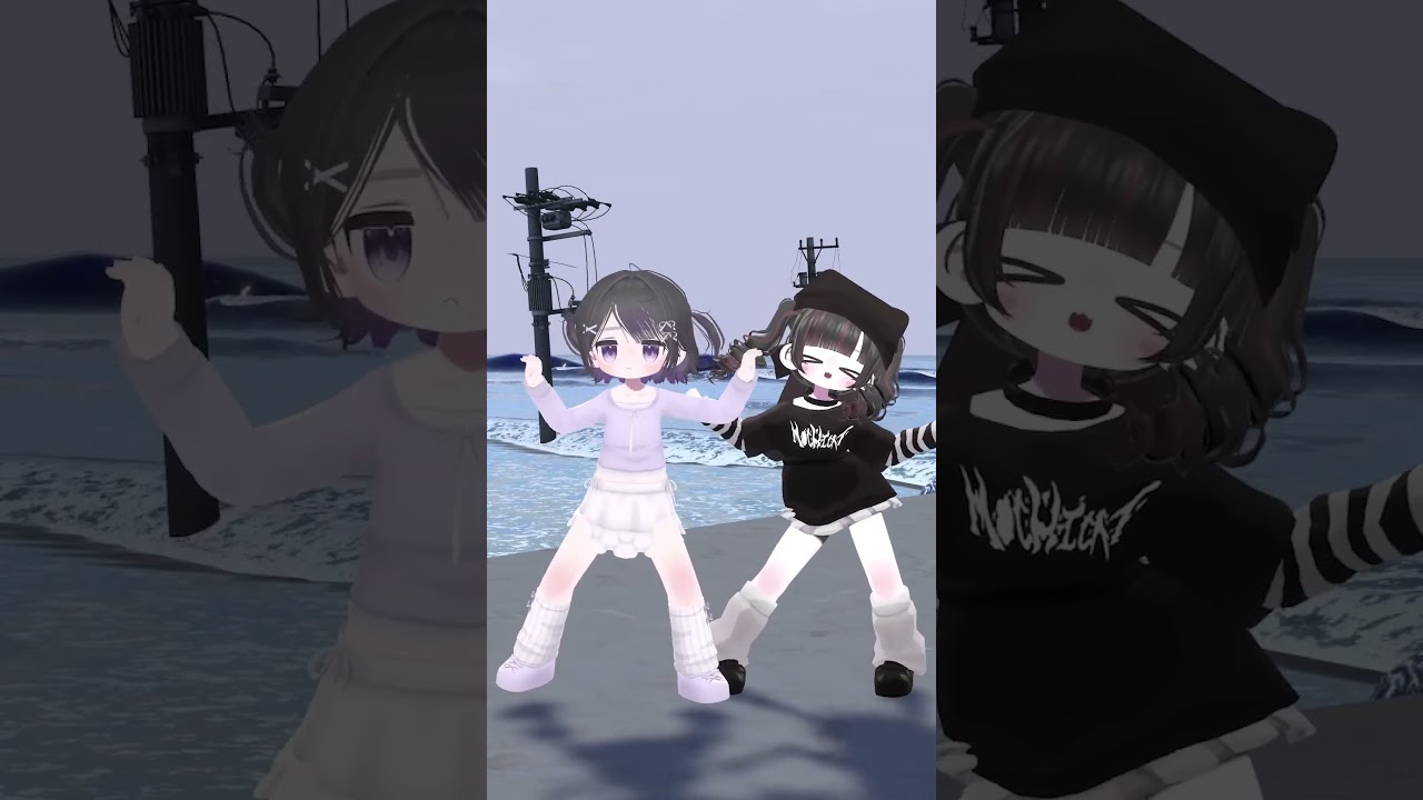 ちびっこちやみゃの💜💖 #あまゆめ #vrchat #vrアイドル #バーチャルアイドル #渕丹ちや #苺宮のん