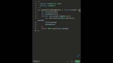 Leetcode 746. Min Cost Climbing Stairs