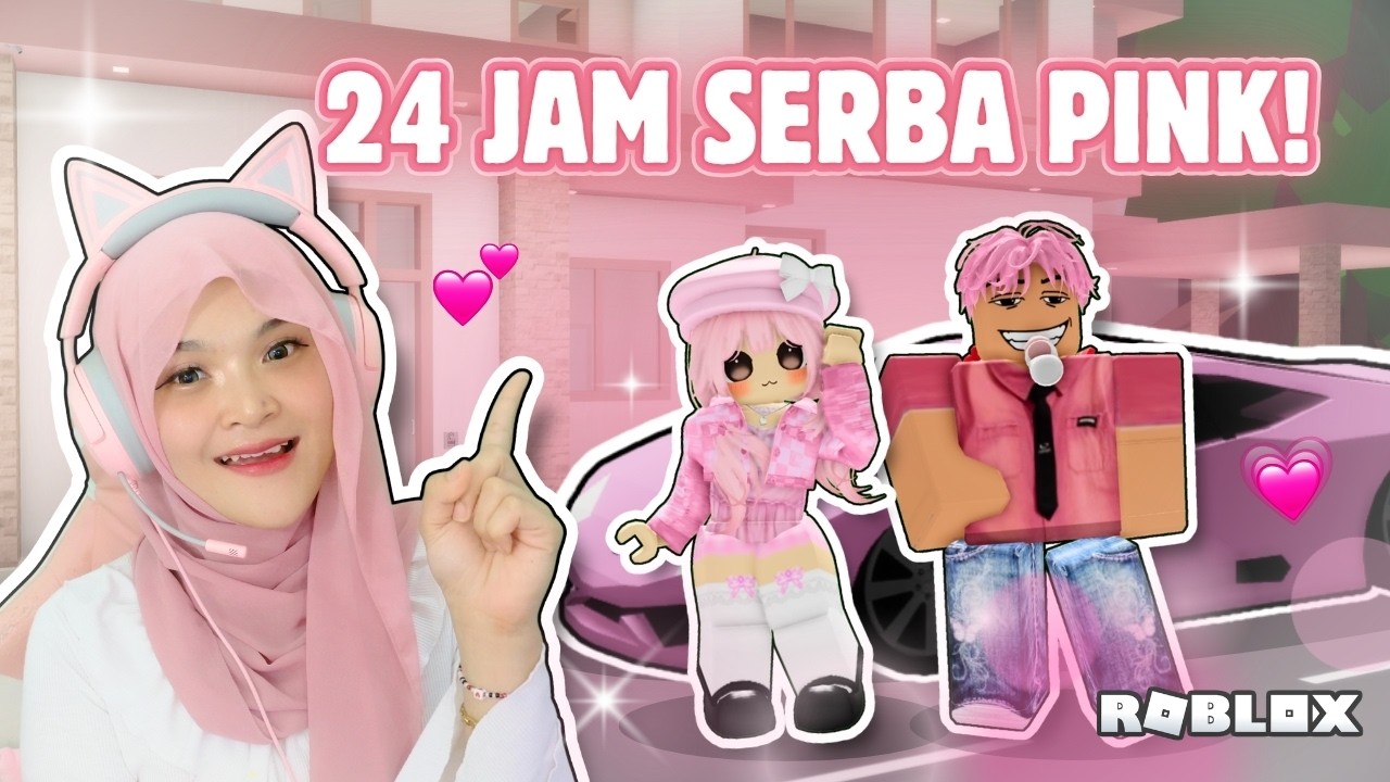 AKU DAN IQBAL JADI PINKY GIRL DAN PINKY BOY DI ROBLOX⁉️😍 I Roblox
