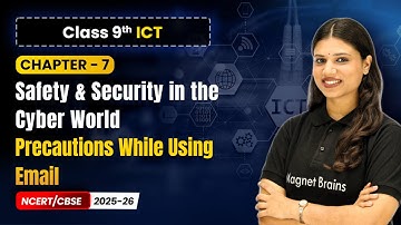 Chapter 7 5   Precautions While Using Email   Safety and Security in the Cyber World  Class 9th Info