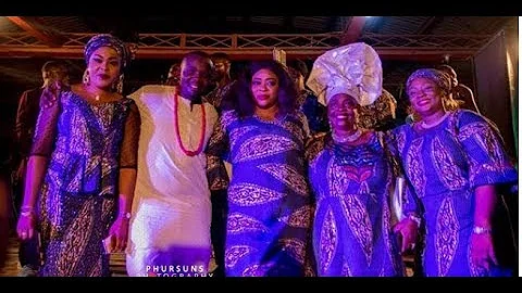 Ayo Adesanya &Sola Kosoko Storms Yomi Fabiyi's Mum's Burial In Style As Bisola Oke Continues To Sing