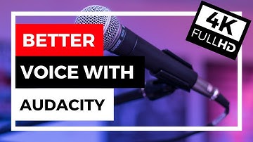 Better voice with audacity 2018 🔊 5 EASY steps