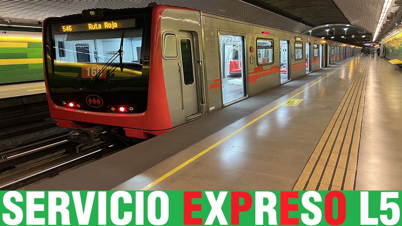 Metro De Santiago | Regreso Servicio Expreso Linea 5