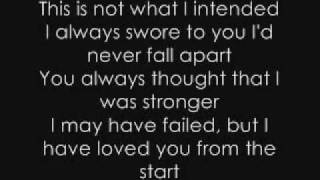 Fall For You Lyrics [ Secondhand Serenade]