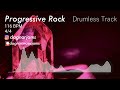 Progressive rock  drumless track  116 bpm  no drums  backing track jam for drummers