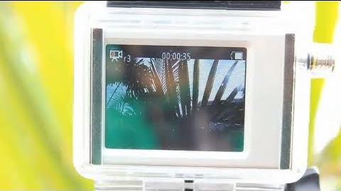 Tip #188 GoPro - BacPac LCD screen GoPro in ACTION! | MicBergsma