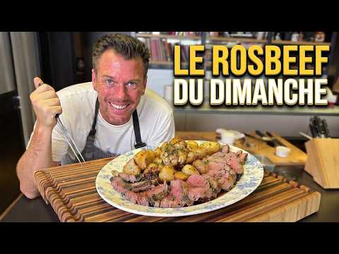 RECETTE DE NORBERT : MON ROSBEEF DU DIMANCHE, CUISSON PARFAITE AVEC DES POMMES DE TERRE