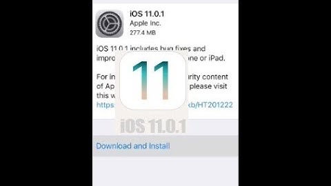 iOS 11.0.1 UPDATE for free any Phone you will see the New