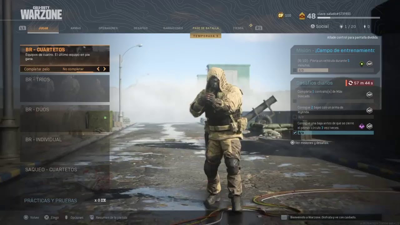 llegando al rango 52 en call of duty warzone - YouTube