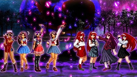 [KOF Mugen] Athena Asamiya Team VS. Akiha Yagami Team