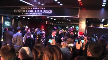 Sherlock Holmes: A Game of Shadows European Premiere