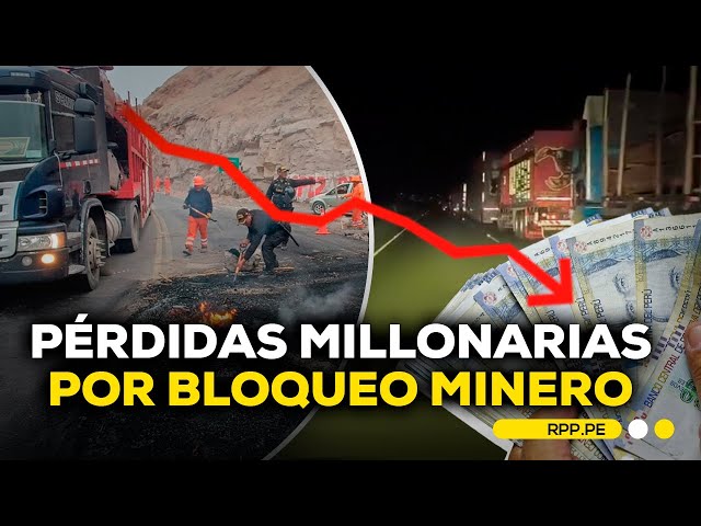 Pérdidas en Arequipa e Ica por el bloqueo de carreteras por mineros #ENFOQUERPP | ENTREVISTA